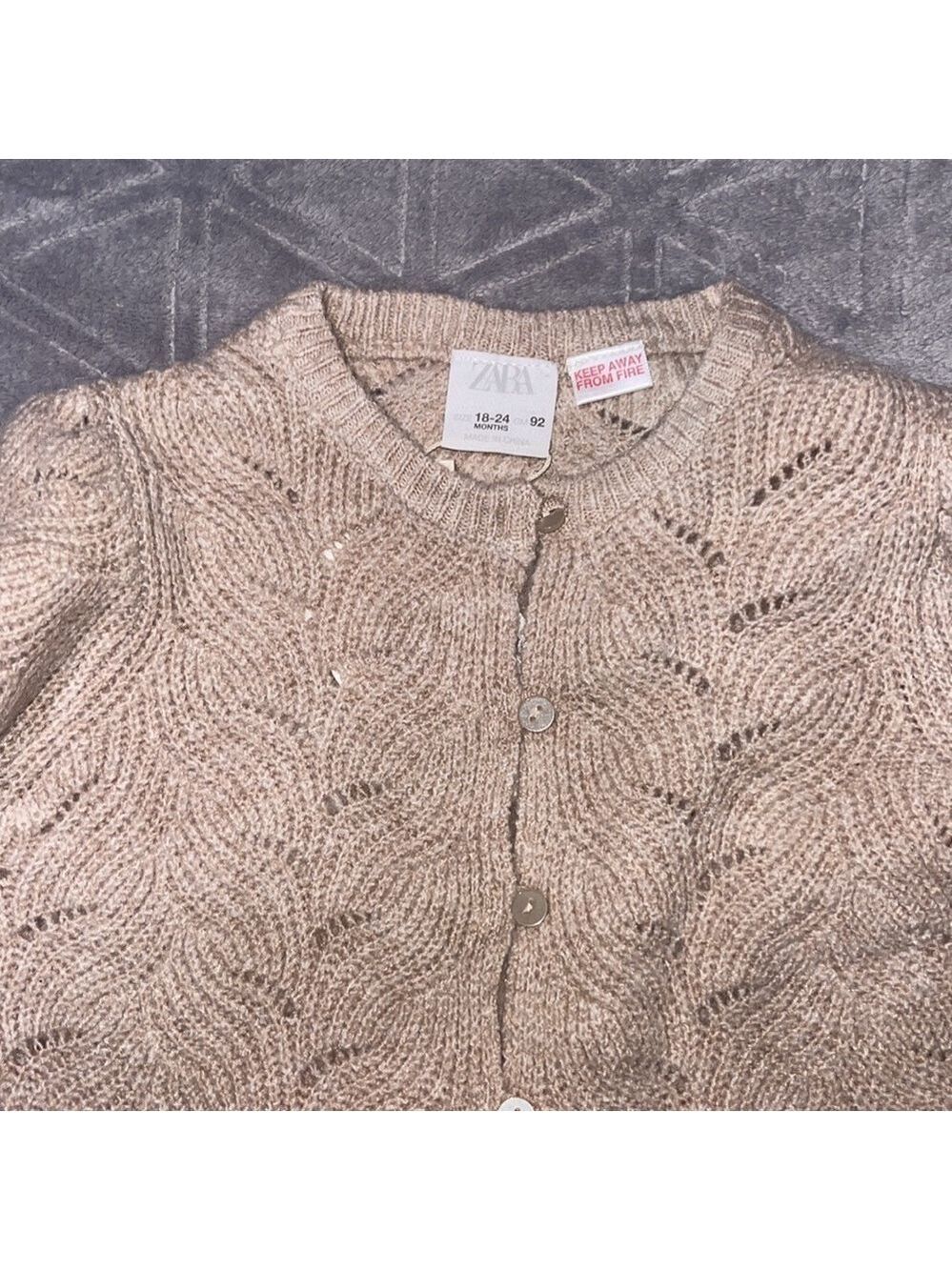 OPEN KNIT CARDIGAN - Picture 4 of 4